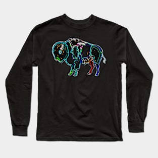 Neon Bison Long Sleeve T-Shirt